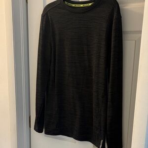 RBX Black Long Sleeve Men's Compression Shirt